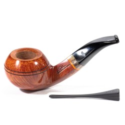 Pipa Santambrogio Liscia FP Bent Rhodesian SA 26101 | Pipeonline