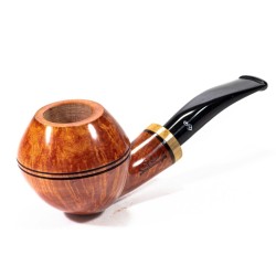 Pipa Santambrogio Liscia FX Grande Bent Rhodesian SA 2698 | Pipeonline