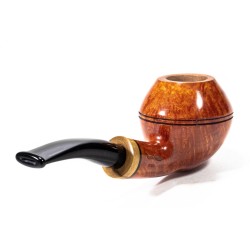 Pipa Santambrogio Liscia FX Grande Bent Rhodesian SA 2698 | Pipeonline