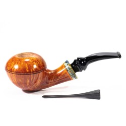 Pipa Santambrogio Liscia FX Grande Bent Rhodesian SA 2699 | Pipeonline