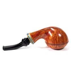 Pipa Santambrogio Liscia FX Grande Bent Rhodesian SA 2699 | Pipeonline