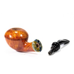 Pipa Santambrogio Liscia FX Grande Bent Rhodesian SA 2699 | Pipeonline