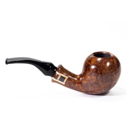 Pipa Vauen Gulliver Liscia Modello GV 113 Bent Apple