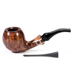 Pipa Vauen Gulliver Liscia Modello GV 177 Bent Apple