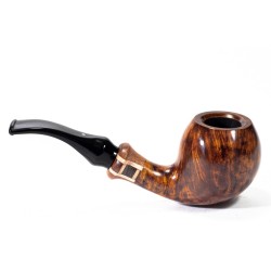 Pipa Vauen Gulliver Liscia Modello GV 177 Bent Apple