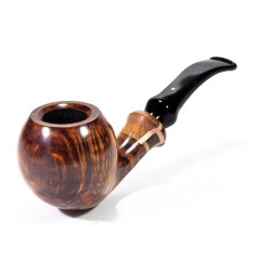 Pipa Vauen Gulliver Liscia Modello GV 177 Bent Apple
