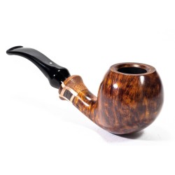 Pipa Vauen Gulliver Liscia Modello GV 177 Bent Apple