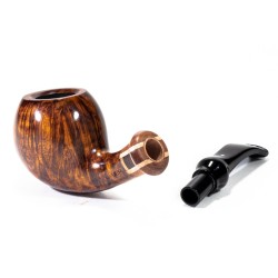 Pipa Vauen Gulliver Liscia Modello GV 177 Bent Apple