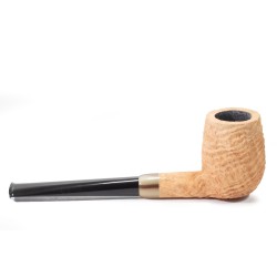 Briar Pipe Tristan Handmade Rusticated Natural Billiard