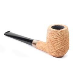 Pipa in Radica Tristan Handmade Rusticata Naturale Billiard
