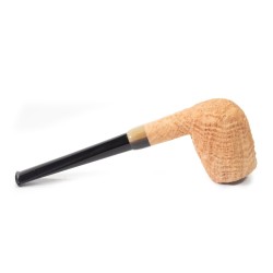 Briar Pipe Tristan Handmade Rusticated Natural Billiard