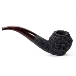 Pipa in Radica Tristan Handmade Rusticata Bullmoose