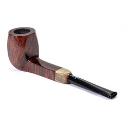 Briar Pipe Sasieni 4 Dot Walnut Smooth Square Panel