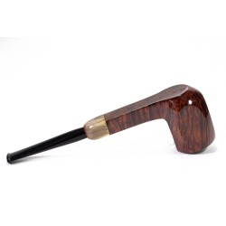Briar Pipe Sasieni 4 Dot Walnut Smooth Square Panel