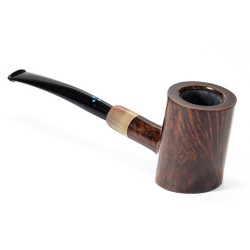 Pipa Sasieni 4 Dot Walnut Liscia Cherrywood SS 2619 | Pipeonline
