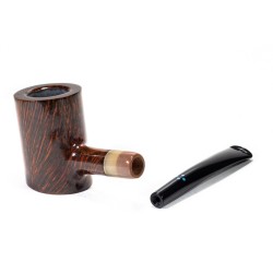 Briar Pipe Sasieni 4 Dot Walnut Smooth Cherrywood
