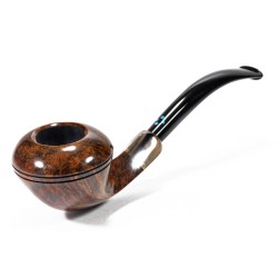 Briar Pipe Sasieni 4 Dot Walnut Smooth Bent Rhodesian