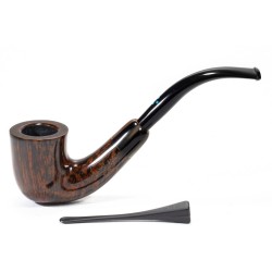 Pipa Sasieni 4 Dot Walnut Liscia Bent