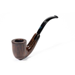 Pipa Sasieni 4 Dot Walnut Liscia Bent