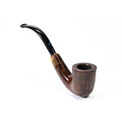 Briar Pipe Sasieni 4 Dot Walnut Smooth Bent