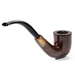 Briar Pipe Sasieni 4 Dot Walnut Smooth Bent