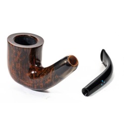 Briar Pipe Sasieni 4 Dot Walnut Smooth Bent