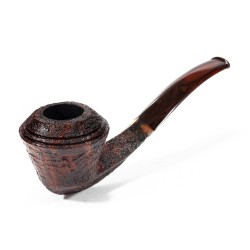 Briar Pipe Demua Sandblasted Bent Rhodesian DE 2605 | Buy Now