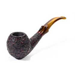 Pipe Mastro Geppetto Rusticated Bent Apple