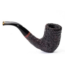 Pipa Mastro Geppetto Rusticata Bent Billiard