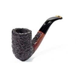 Pipe Mastro Geppetto Rusticated Bent Billiard