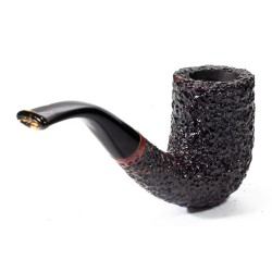 Pipe Mastro Geppetto Rusticated Bent Billiard