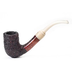 Pipe Mastro Geppetto Rusticated Bent Billiard