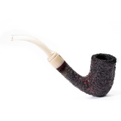 Pipe Mastro Geppetto Rusticated Bent Billiard