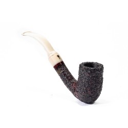 Pipe Mastro Geppetto Rusticated Bent Billiard