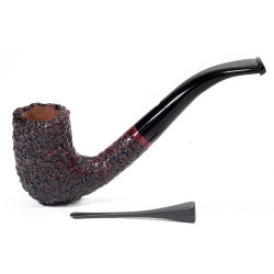 Pipe Mastro Geppetto Rusticated Bent Billiard