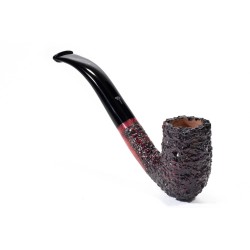 Pipa Mastro Geppetto Rusticata Bent Billiard