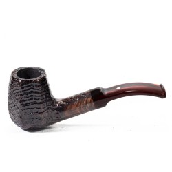 Pipa Mastro Geppetto Sabbiata Bent Billiard