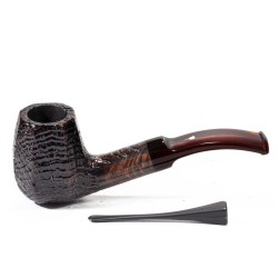 Pipa Mastro Geppetto Sabbiata Bent Billiard