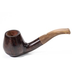 Briar Pipe Mastro Geppetto Smooth 2 Bent Brandy