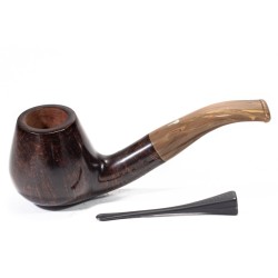 Pipa in Radica Mastro Geppetto Liscia 2 Bent Brandy