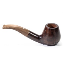 Briar Pipe Mastro Geppetto Smooth 2 Bent Brandy