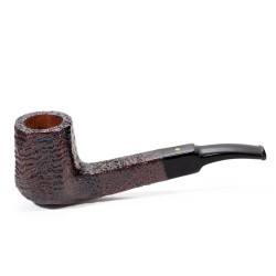 Pipa Savinelli Punto Oro Gold Sabbiata Bent Billiard