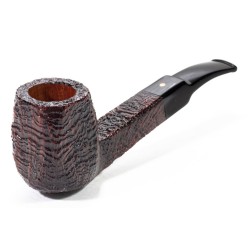 Pipa Savinelli Punto Oro Gold Sabbiata Bent Billiard