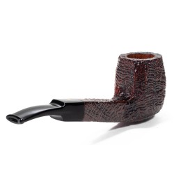 Pipa Savinelli Punto Oro Gold Sabbiata Bent Billiard