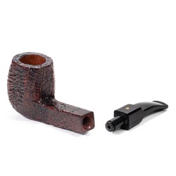 Pipe Savinelli Punto Oro Gold Sandblasted Bent Billiard
