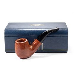 Pipa Savinelli Punto Oro Gold Liscia Bent Billiard