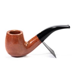 Pipa Savinelli Punto Oro Gold Liscia Bent Billiard