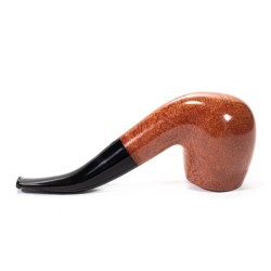 Pipa Savinelli Punto Oro Gold Liscia Bent Billiard
