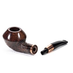 Pipe Caminetto Event 2022 Sandblasted Bent Rhodesian CM 26 | Buy Now