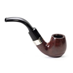 Briar Pipe Peterson Aran Bent Billiard (230)